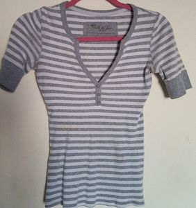 Striped womens henely